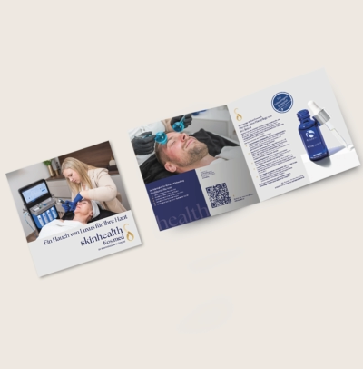 Beispiel Folder von skinhealth