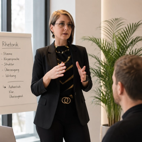 Martina Hochstöger im Verkaufstraining