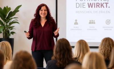 Edith Mazza hält Vortrag zu Verkauf