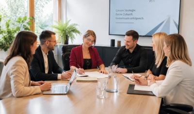 Teammeeting mit der Regionalen Wirtschaft